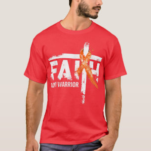 Faith ADHD Awareness Orange Ribbon Christian Kor T Shirt