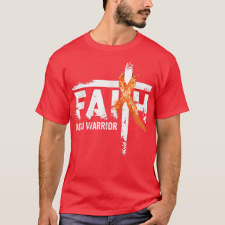 Faith ADHD Awareness Orange Ribbon Christian Kor T Shirt