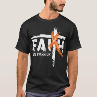 Faith ADHD Awareness Orange Ribbon Christian Kor T Shirt