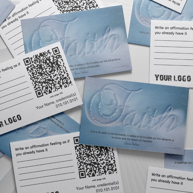 Faith Affärskort Visitkort (Faith empowering business cards)