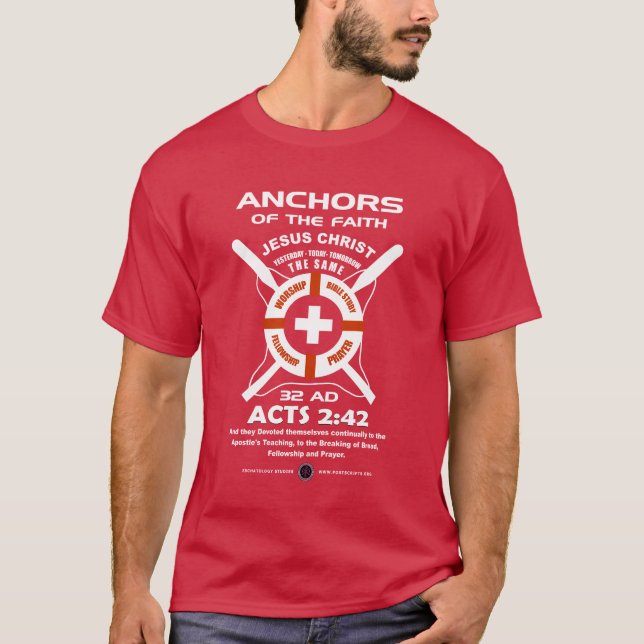 Faith Anchors T Shirt (Framsida)