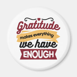 Faith and Gratitude Artwork – Uplifting Christian  Magnet