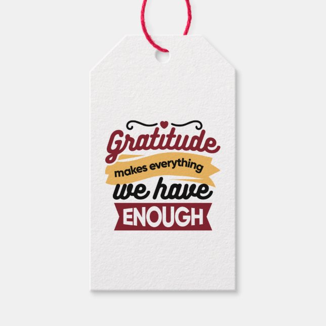 Faith and Gratitude Artwork – Uplifting Christian  Presentetikett (Framsidan)