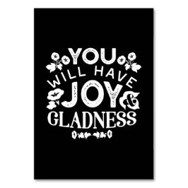 Faith and Happiness – Joy and Gladness Quotes Bordsnummer