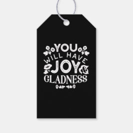 Faith and Happiness – Joy and Gladness Quotes Presentetikett