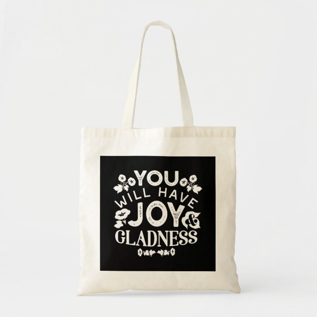 Faith and Happiness – Joy and Gladness Quotes Tygkasse (Framsidan)