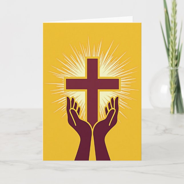 Faith And Light Symbol Card Kort (Framsida)
