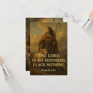 Faith and Strength Flat Card