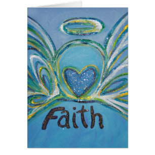 Faith Angel Greeting Card Hälsningskort