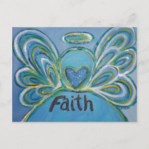 Faith Angel Postcard Vykort