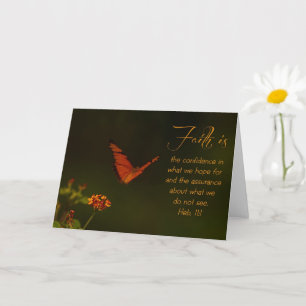 Faith är.. inspirationsskript kort