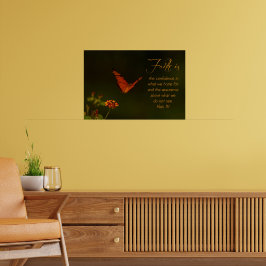 Faith är.. inspirationsskript poster
