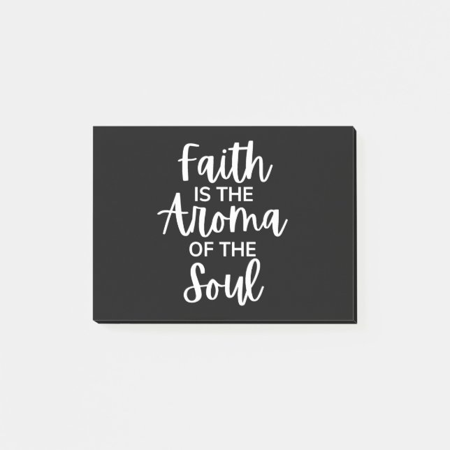 Faith är Souls aroma Post-it Block (Framsida)