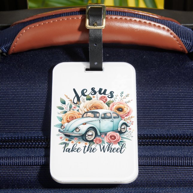 Faith Based Luggage Tag - Jesus tar ratten Bagagebricka (Framsida Insitu 2)