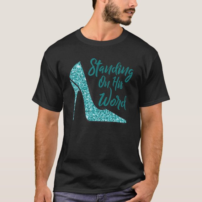 Faith Based Plus Storlek 2 x Scripting Quote Cute  T Shirt (Framsida)
