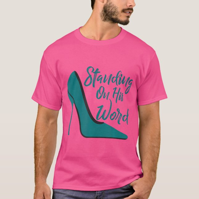 Faith Based Plus Storlek Cute Christian 34 Sleeve  T Shirt (Framsida)