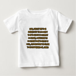 Faith Based Serenity Prayer Quote T Shirt