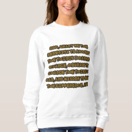 Faith Based Serenity Prayer Quote Women's T Shirt