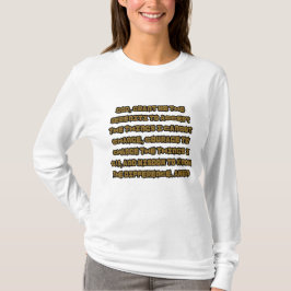 Faith Based Serenity Prayer Women's Långärmad T Shirt