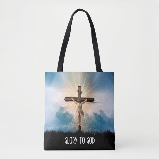 Faith Based Tote Bag Tygkasse (Framsida)