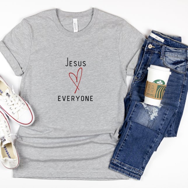 Faith-baserad t-shirt för kvinnor | Jesus kärlek (Skapare uppladdad)