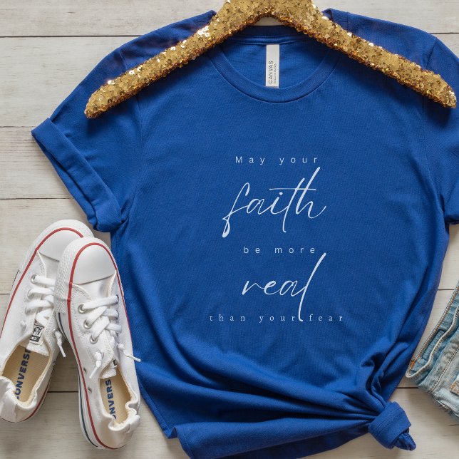 Faith-baserad t-shirt för kvinnor med citat (Skapare uppladdad)