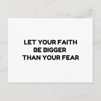 Faith Bigger Than Farear Vykort