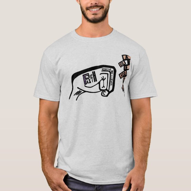 Faith Black Hand plockade T Shirt (Framsida)