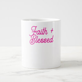 Faith + Blank Jumbo Mugg