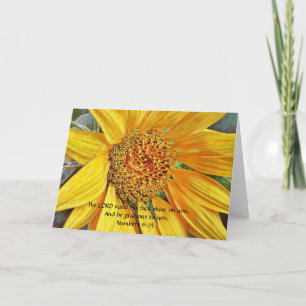 Faith Blessens Solrosblommor Flower Note Card Kort