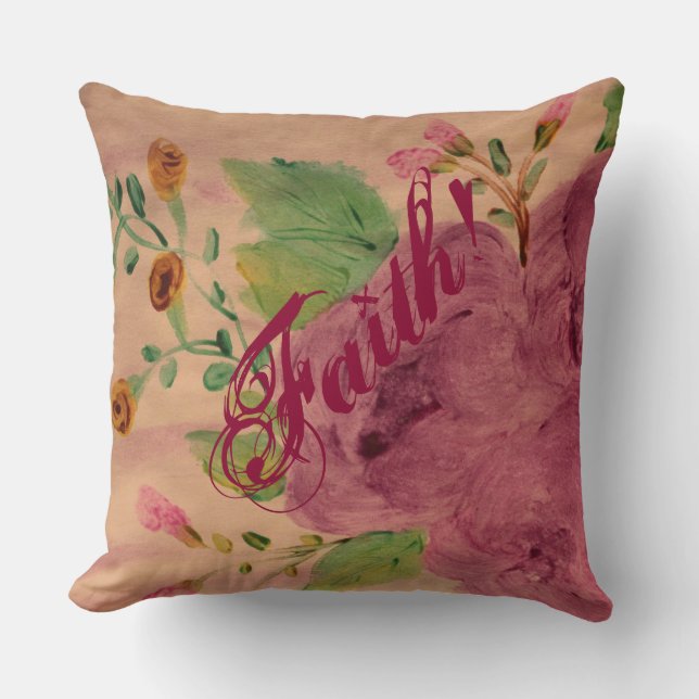 Faith - Blessing Pillow Kudde (Framsida)
