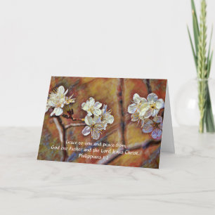 Faith Blommar Flowers Hej Thought Card Kort