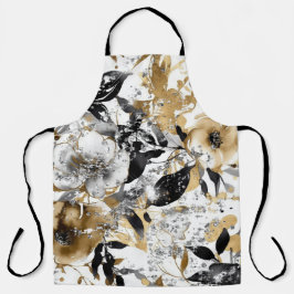 Faith Blommigt Glitter Apron 1004A