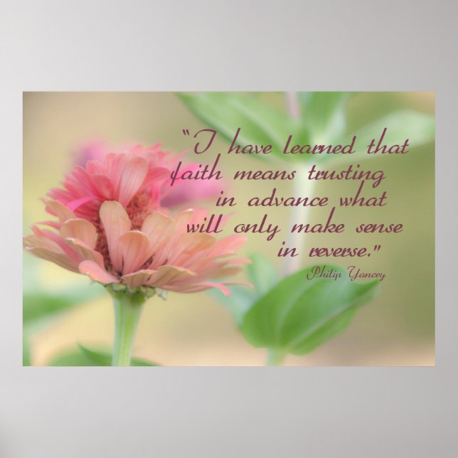 Faith Botanical Poster (Framsidan)