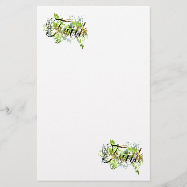 Faith Brevpapper (Framsida)