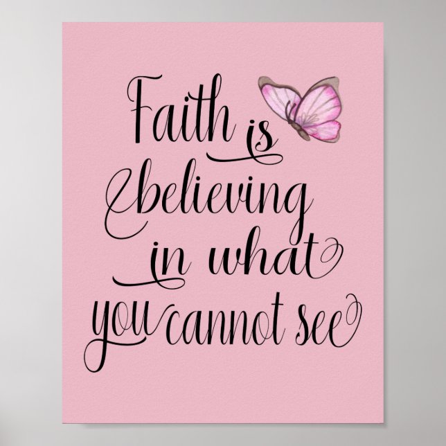 Faith Butterfly Poster (Framsidan)