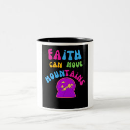 "Faith Can Move Mountains" inspirerande Mugg