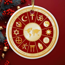 Faith Ceramic Ornament