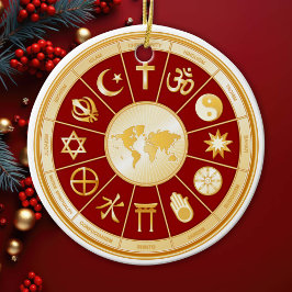 Faith Ceramic Ornament