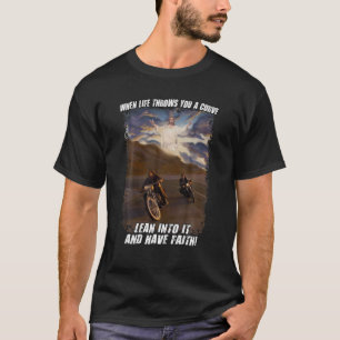 Faith Christian Biker - Motorcle Jesus Desi T Shirt