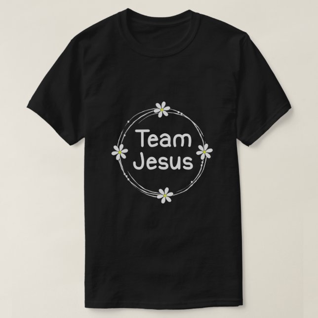 Faith Christian Team Jesus Långärmad T Shirt (Design framsida)