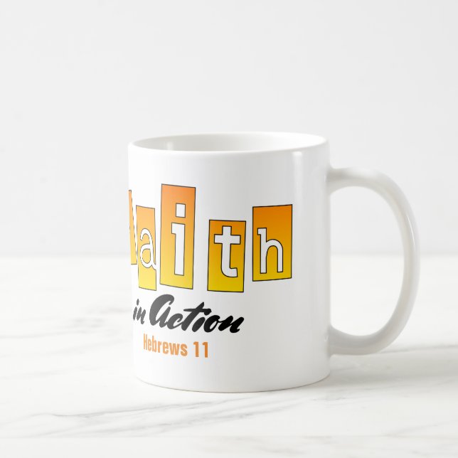 Faith - Classic White Mugg (Höger)