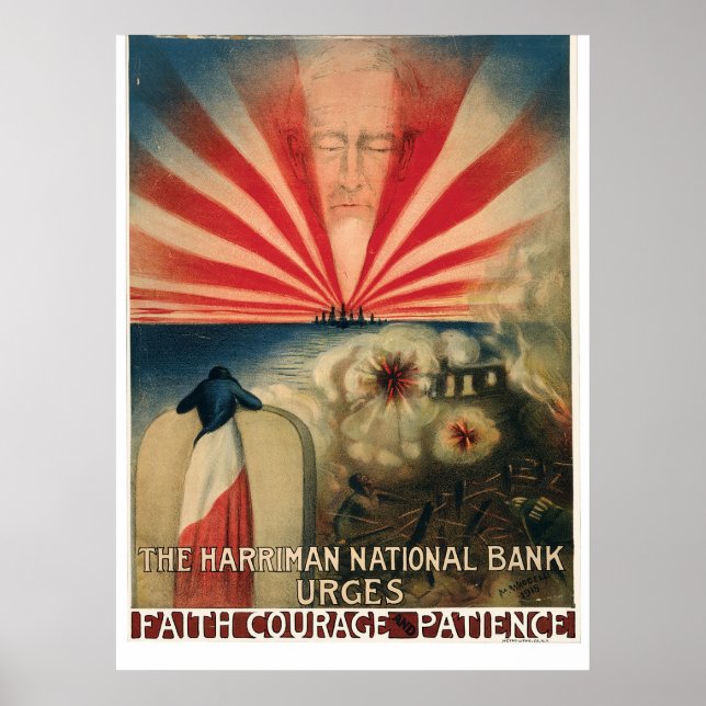 Faith Courage Patience Poster (Framsidan)