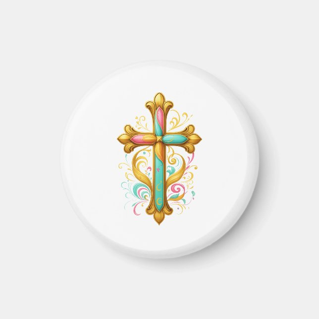 Faith Cross Magnet (Framsidan)