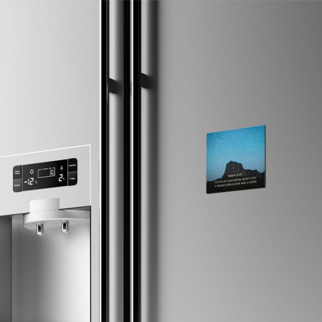 Faith Desert Collection – Mark 6:31 Magnet (Skapare uppladdad)