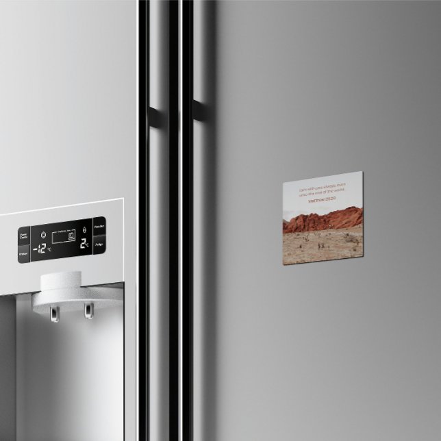 Faith Desert Collection – Matteus 28:20  Magnet (Skapare uppladdad)