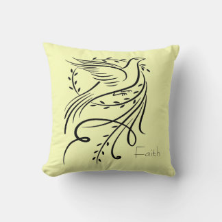 Faith Dove Pillow Kudde