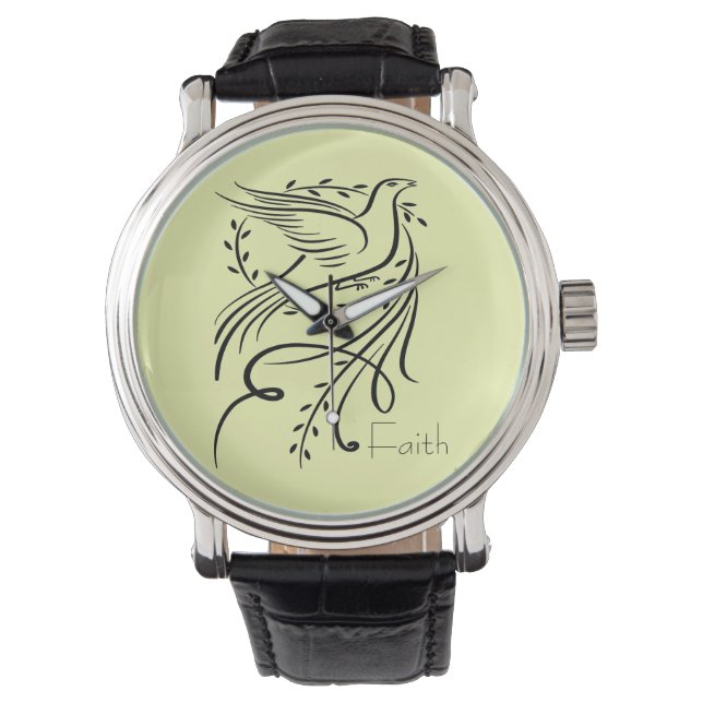 Faith Dove Watch Armbandsur (Framsida)