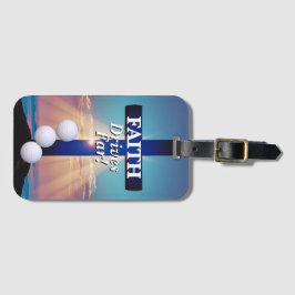 Faith Drives Far Golf  Bagagebricka