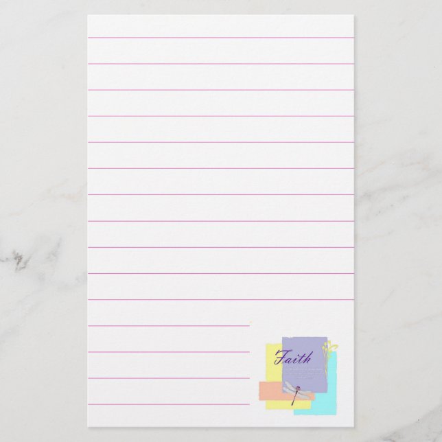 Faith Dronfly Brevpapper (Framsida)